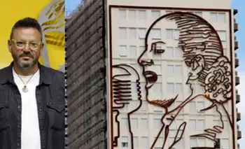 El artista detrás de los murales de Evita: "Es una obra metafísica" | 17 de octubre
