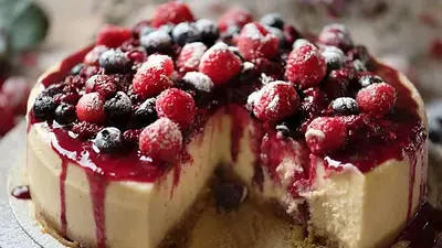 Cheesecake de frambuesas Cheesecake de frambuesas