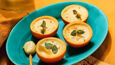 Postre de naranja Postre de naranja