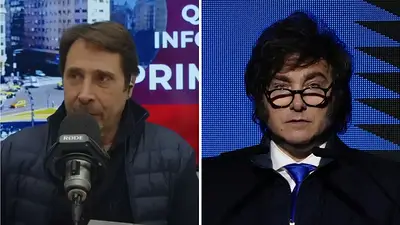 Eduardo Feinmann y Javier Milei Eduardo Feinmann y Javier Milei