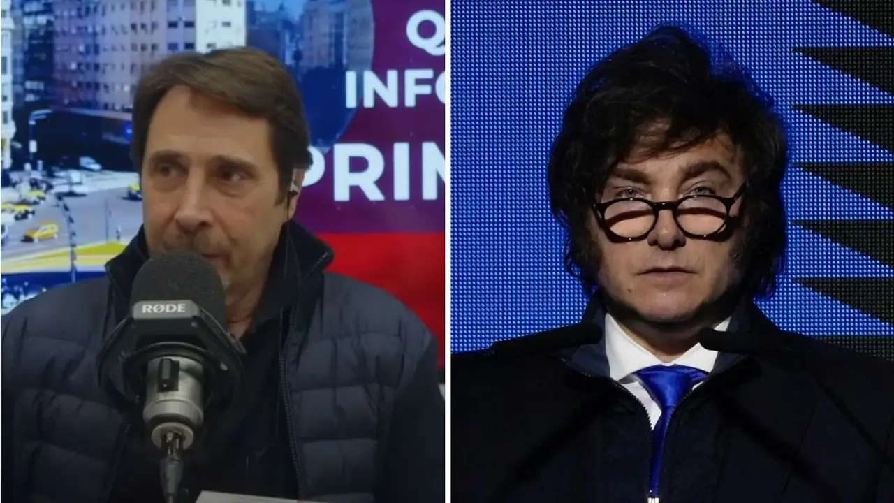 Eduardo Feinmann y Javier Milei
