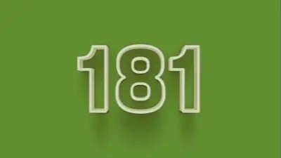 Numerología 181 Numerología 181
