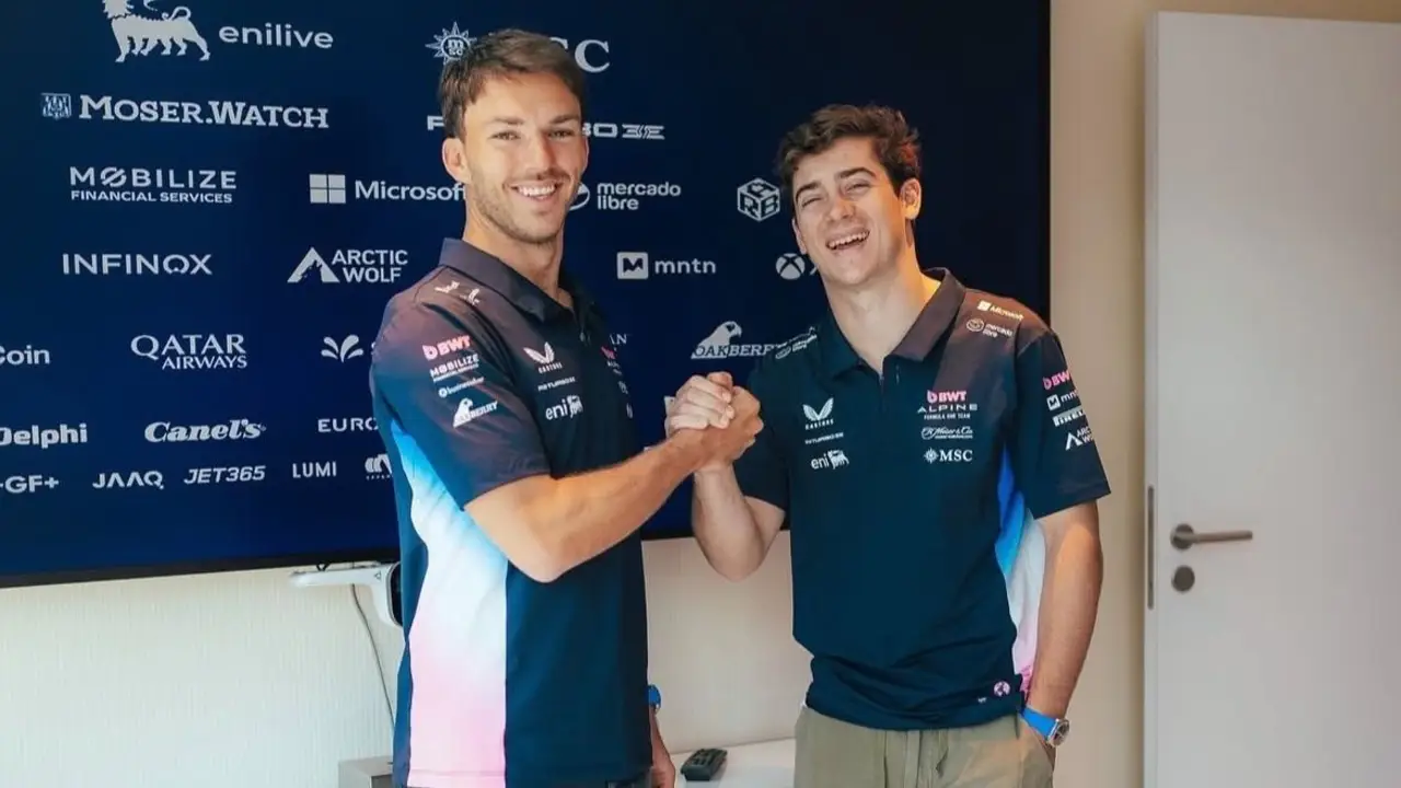 Pierre Gasly y Franco Colapinto