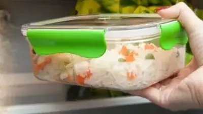 Arroz en tupper. Arroz en tupper.