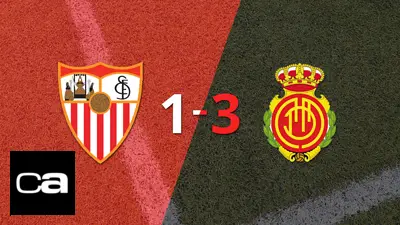 Mallorca logra remontada y gana 3-1 a Sevilla Mallorca logra remontada y gana 3-1 a Sevilla