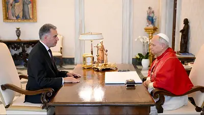 El Papa León XIV quiere visitar Argentina y Uruguay, según el presidente uruguayo Yamandú Orsi El Papa León XIV quiere visitar Argentina y Uruguay, según el presidente uruguayo Yamandú Orsi
