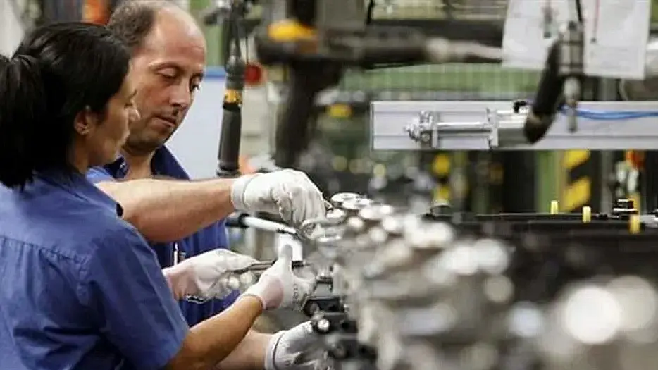 Obreros trabajando 