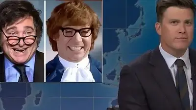 Imagen de Javier Milei en el sketch de SNL Imagen de Javier Milei en el sketch de SNL
