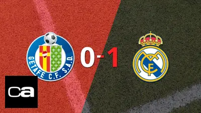 Con gol de Kylian Mbappé, Real Madrid se impuso 1 a 0 ante Getafe Con gol de Kylian Mbappé, Real Madrid se impuso 1 a 0 ante Getafe