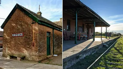 Tiene menos de 90 habitantes y pocas cuadras: la historia del pueblo con un tren de 1894 Tiene menos de 90 habitantes y pocas cuadras: la historia del pueblo con un tren de 1894