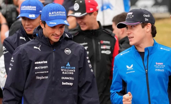 La defensa de Colapinto contra Sainz en el GP de Australia | Automovilismo