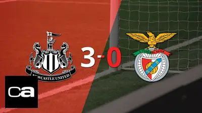 Newcastle United golea 3-0 a Benfica y Harvey Barnes firma doblete Newcastle United golea 3-0 a Benfica y Harvey Barnes firma doblete
