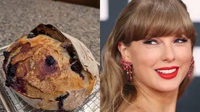 Pan de arándanos de Taylor Swift. Pan de arándanos de Taylor Swift.