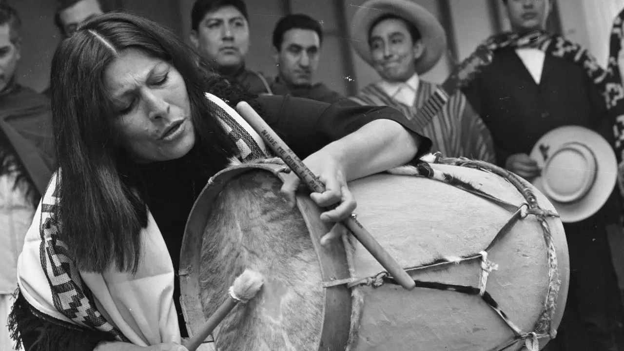 Mercedes Sosa joven.