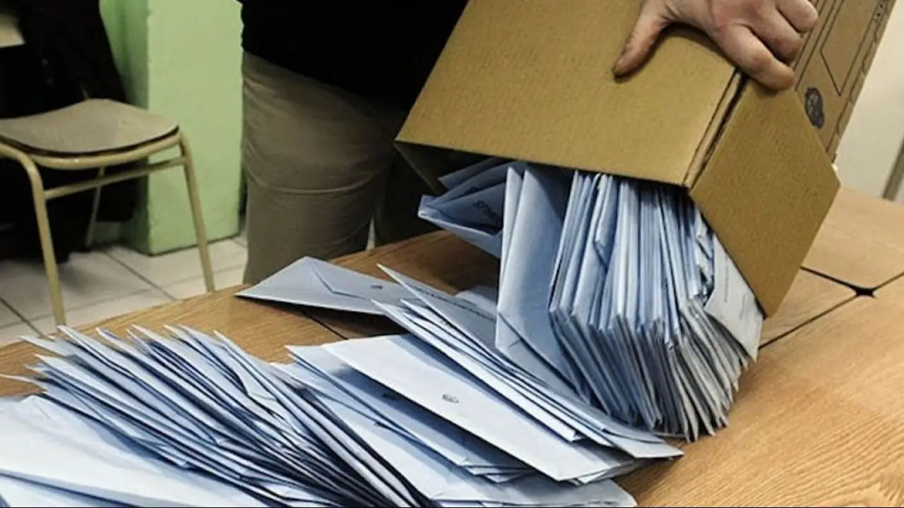 Escrutinio de votos.