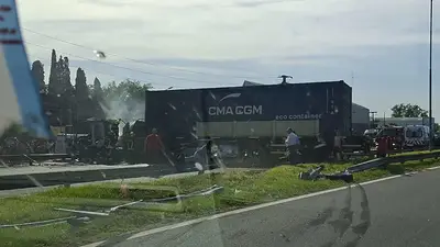 Foto del accidente Foto del accidente