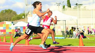 Copa Nacional de CLubes de Atletismo: el riojano Matías Castro batió el récord provincial en los 100 metros llanos