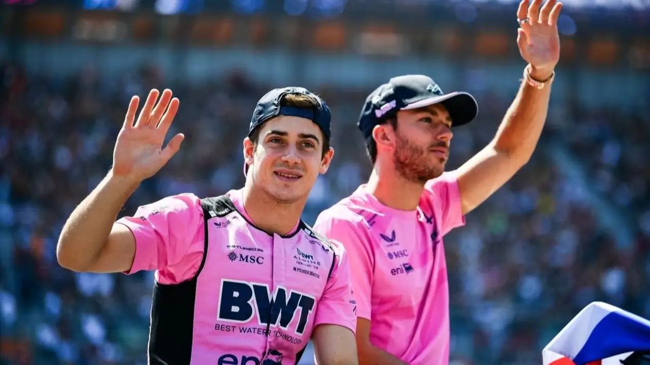 Franco Colapinto y Pierre Gasly.