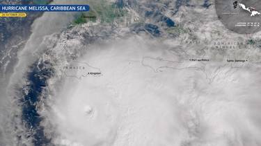 Llega el Huracán Melissa al continente y hay varios países del Caribe en vilo