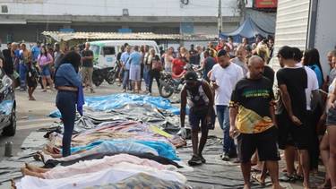 Brasil: las impactantes imágenes del megaoperativo en Río de Janeiro que dejó más de 60 muertos