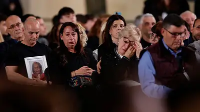 Enfado y dolor en el funeral de Estado en España para conmemorar el aniversario de las inundaciones Enfado y dolor en el funeral de Estado en España para conmemorar el aniversario de las inundaciones