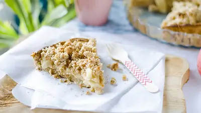 Crumble de manzana sin gluten Crumble de manzana sin gluten