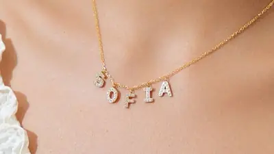 Colgante con el nombre Sofía. Colgante con el nombre Sofía.