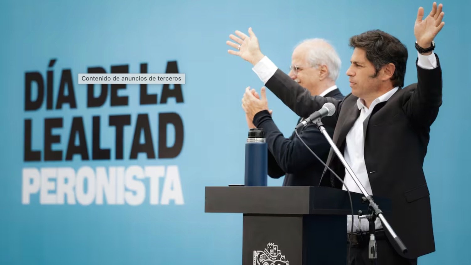 Axel Kicillof encabezará el acto del 17 de octubre en La Matanza