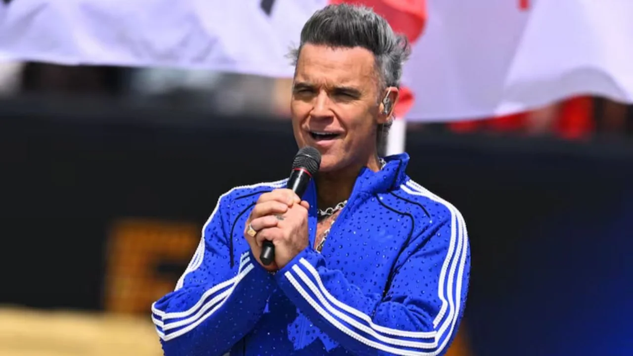 Qué le pasó a Robbie Williams. 