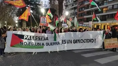 Manifestación pro palestina Manifestación pro palestina