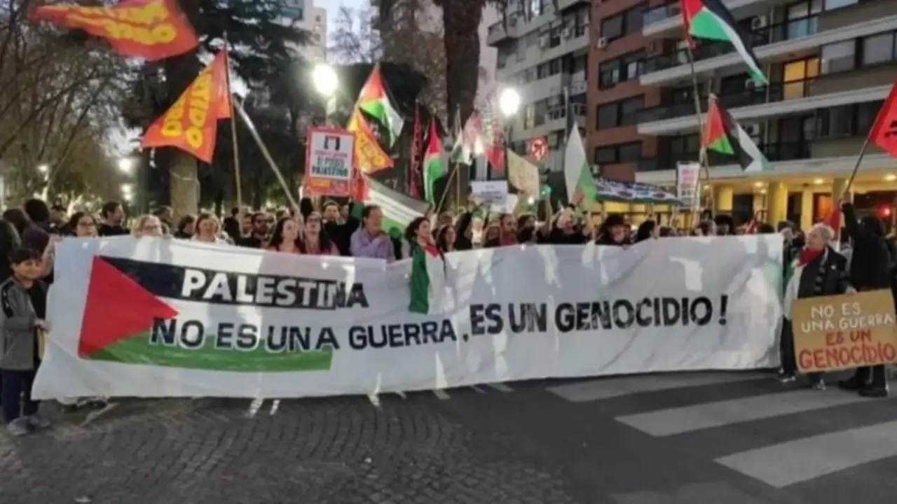 Manifestación pro palestina