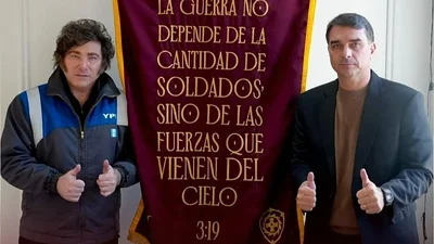 El mensaje de Javier Milei a Flavio Bolsonaro. El mensaje de Javier Milei a Flavio Bolsonaro.