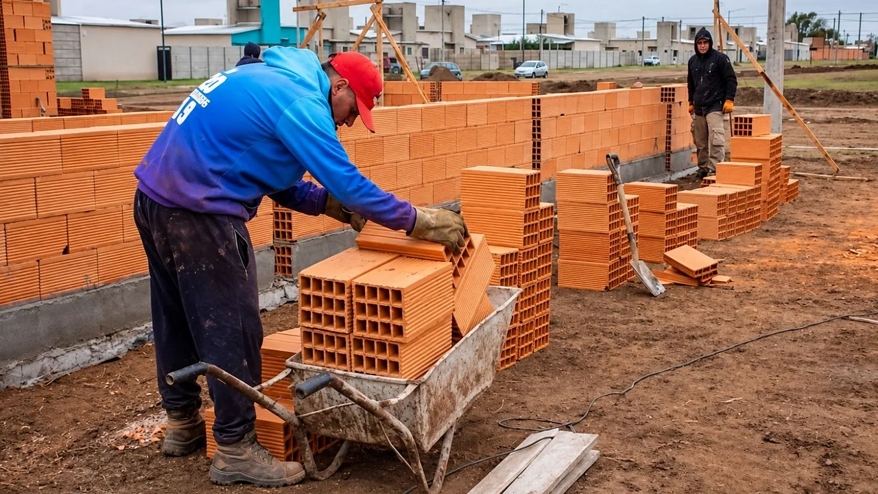 La construcción en La Rioja movilizará contra el gobierno de Milei por la caída de la obra pública y el empleo: los detalles