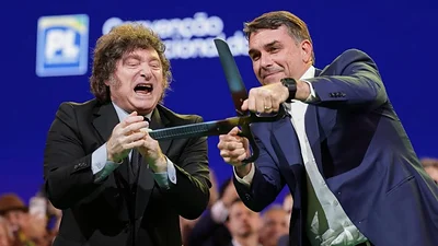 El PT alertó que Flávio Bolsonaro quiere "transformar" a Brasil en la Argentina de Milei El PT alertó que Flávio Bolsonaro quiere "transformar" a Brasil en la Argentina de Milei
