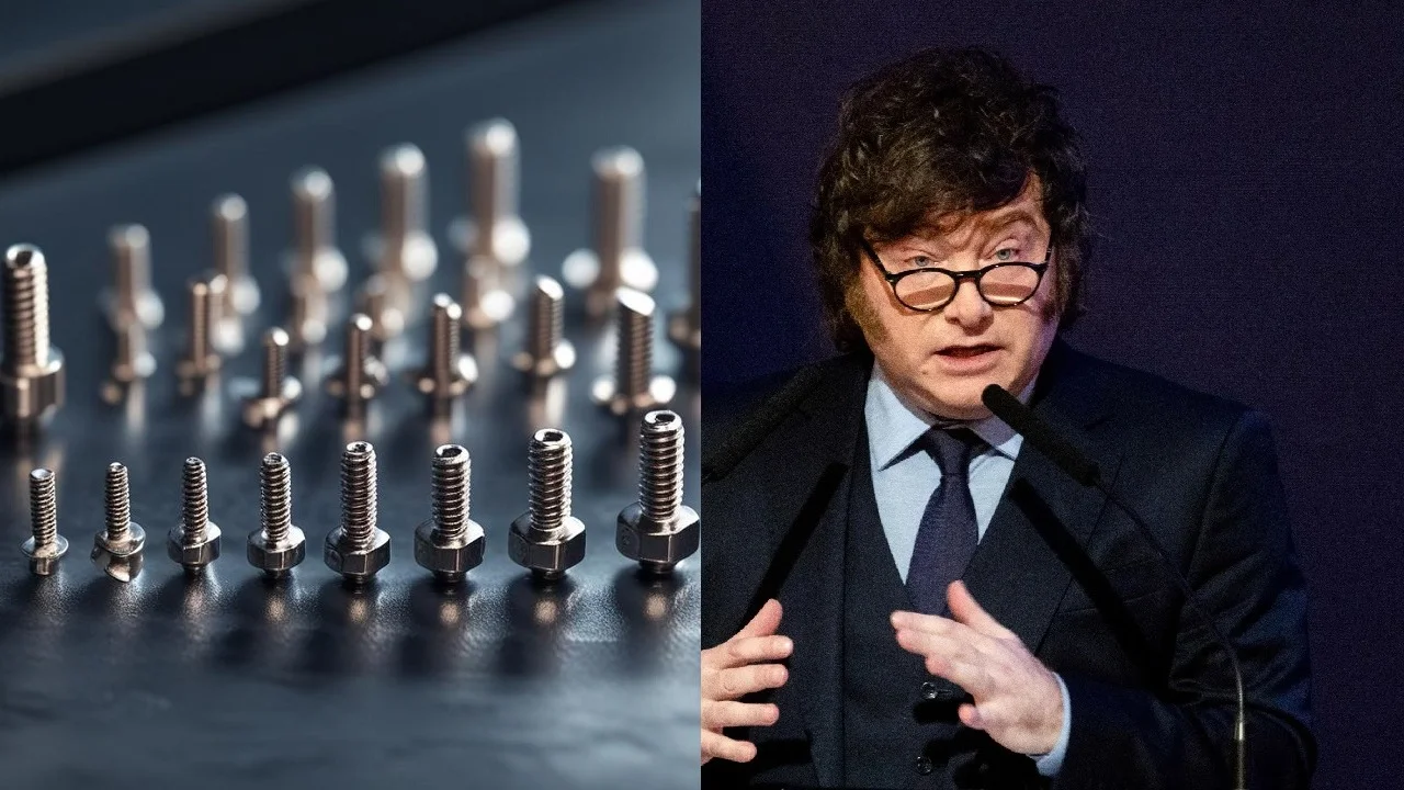 Tornillos y Javier Milei