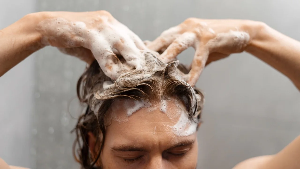 lavado de pelo.
