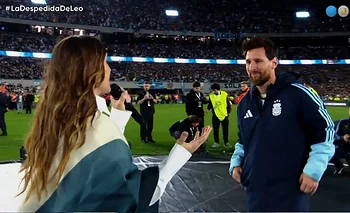 La historia del poncho de la Sole que brilló en la despedida de Messi | Soledad pastorutti