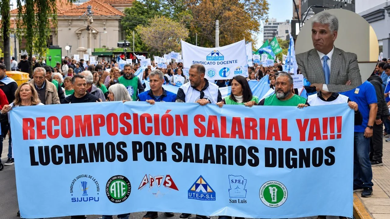 Denuncian el ajuste de Poggi: tras el anuncio salarial para estatales, gremios estatales exigen una recomposición salarial