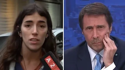 Estudiante y Eduardo Feinmann Estudiante y Eduardo Feinmann