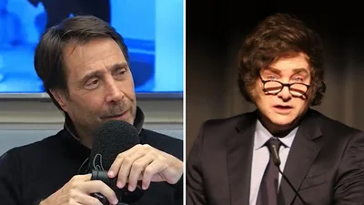 Eduardo Feinmann y Javier Milei Eduardo Feinmann y Javier Milei