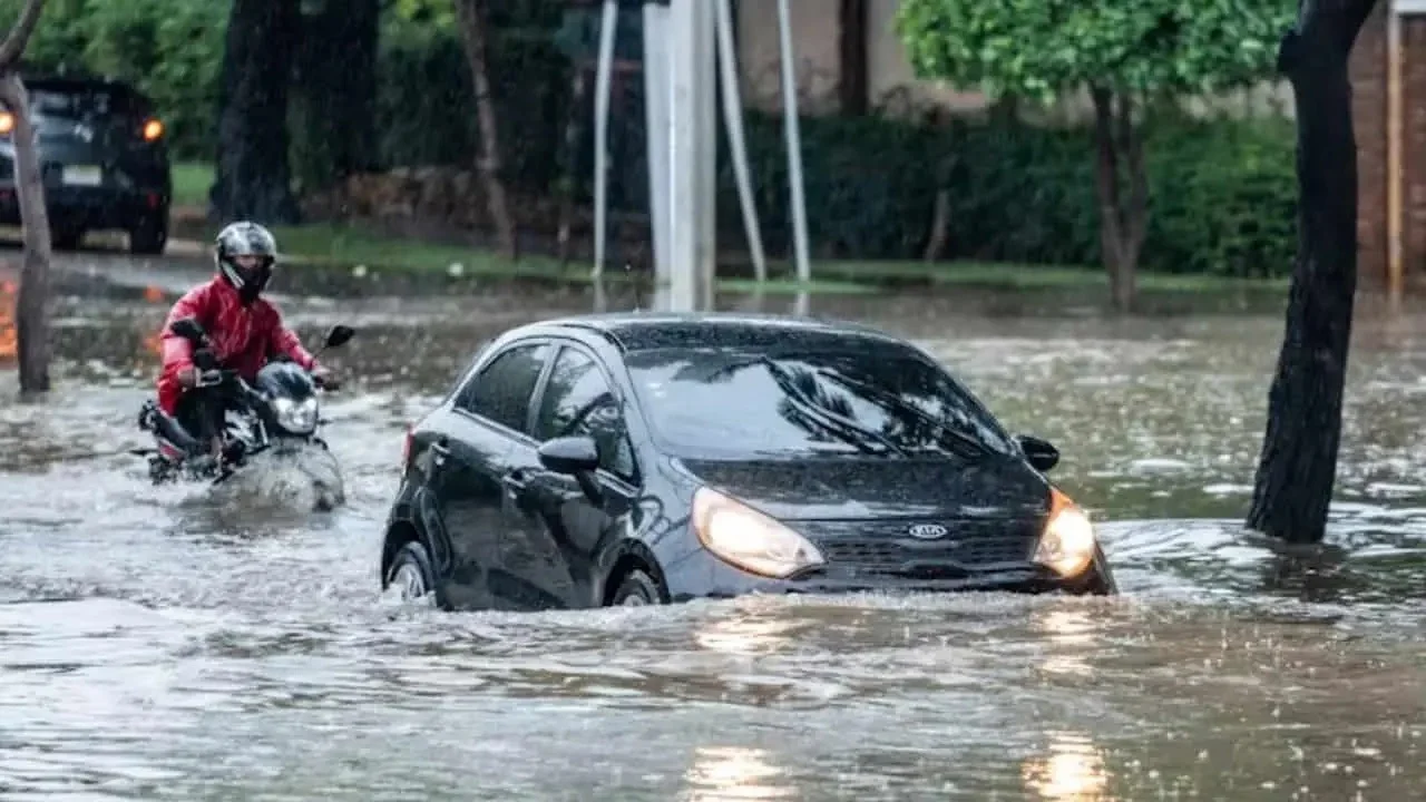 Calle inundada