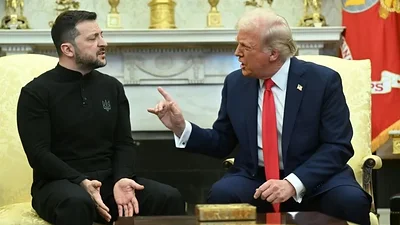 Tras acordar con Putin, Trump le soltó la mano a Zelenski: "Nuevo presidente" Tras acordar con Putin, Trump le soltó la mano a Zelenski: "Nuevo presidente"
