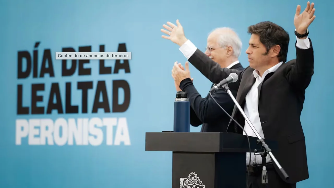 Axel Kicillof encabezará el acto del 17 de octubre en La Matanza