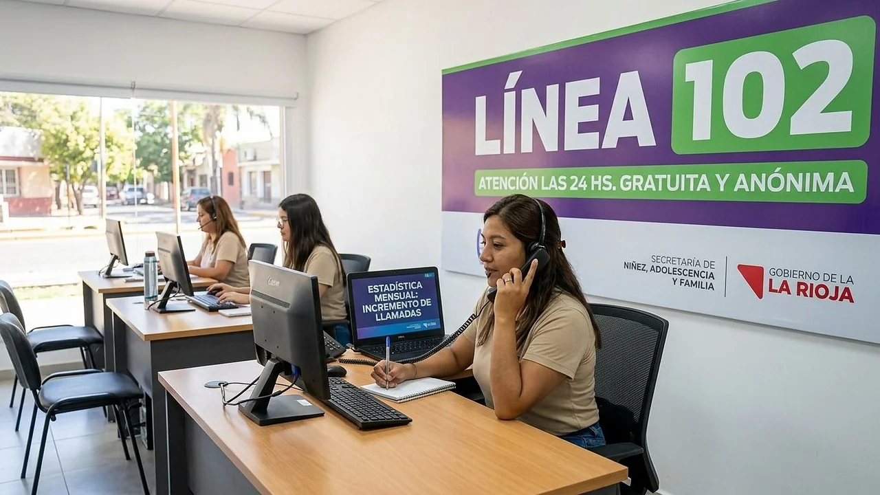 Atención libre y gratuita: La Rioja cuenta con la línea 102 para proteger a niños y adolescentes en salud mental