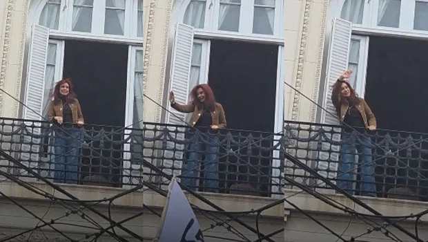 Día de la Lealtad: Cristina Kirchner salió al balcón para saludar a los militantes | Día de la lealtad