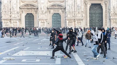 Italia protestas. Italia protestas.