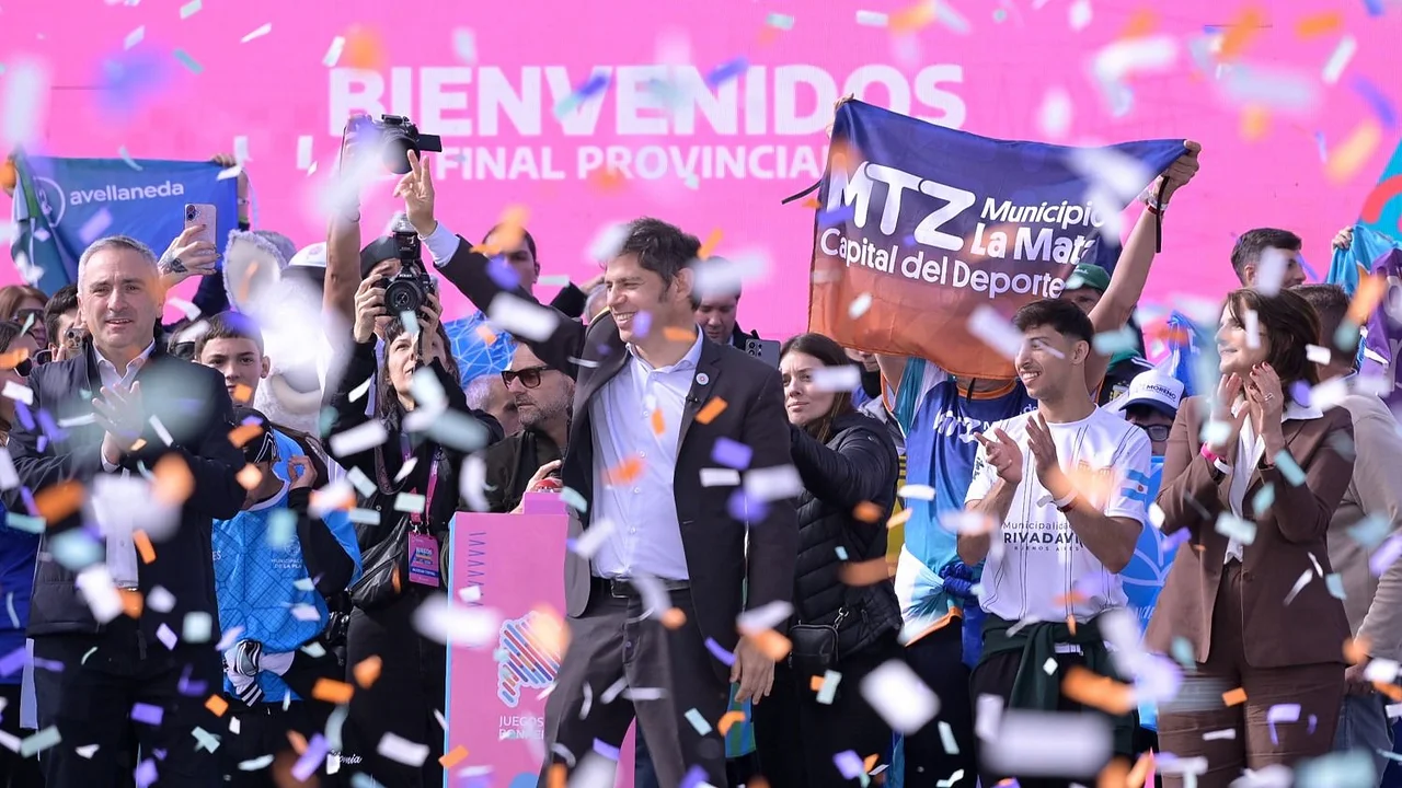 Kicillof inauguró los Juegos Bonaerenses 2026 con récord de inscriptos y críticas a Milei
