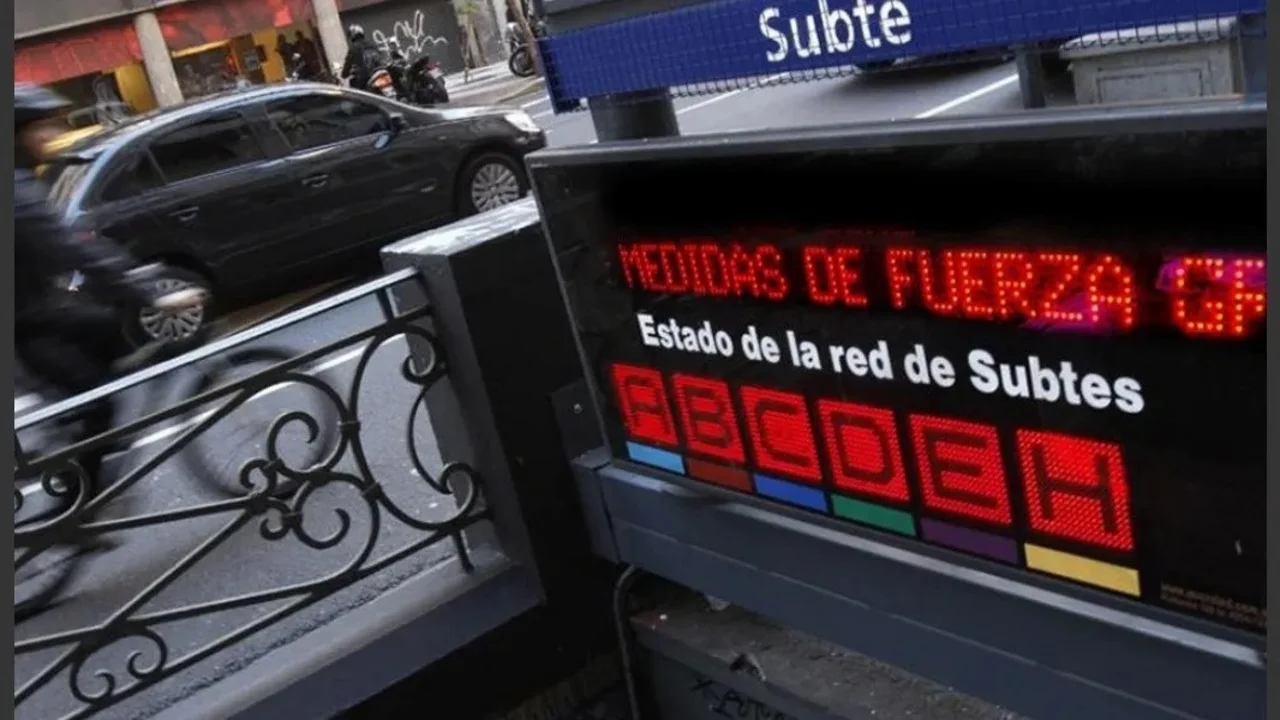 Alerta por paro de subtes: hasta cuándo se mantendrá la medida de fuerza