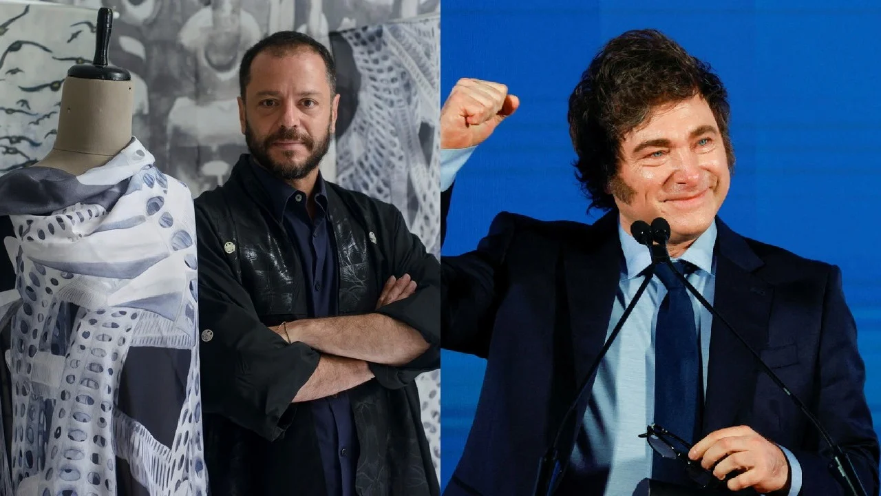 Martín Churba y Javier Milei