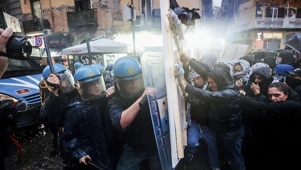 Meloni criminaliza la protesta y habilita las detenciones preventivas a menores | Protestas en milán